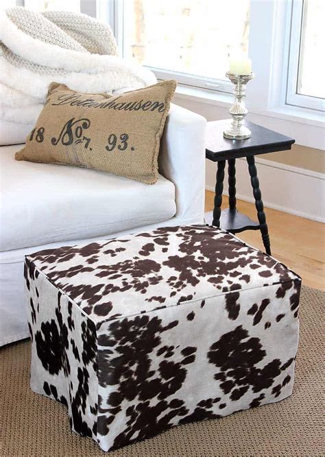 ottoman slipcover patterns free.